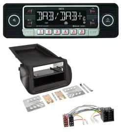 Dietz USB DAB MP3 Bluetooth Autoradio für FIAT Fiorino (ab 2008)