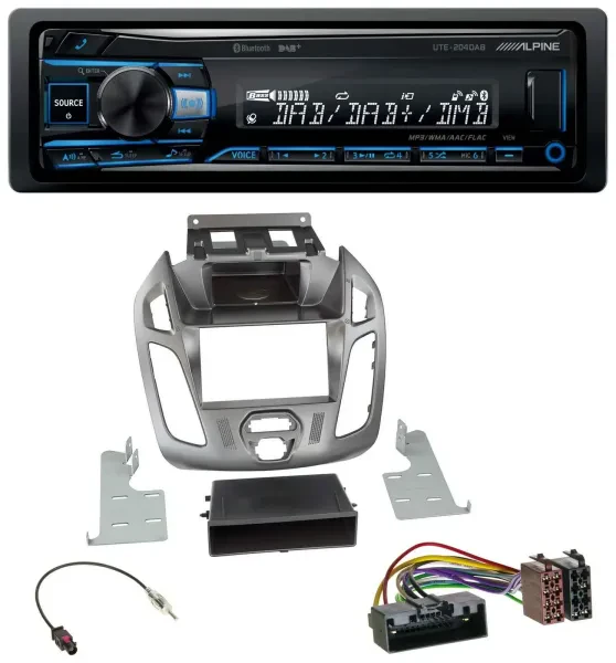 Alpine USB Bluetooth DAB MP3 Autoradio für Ford Connect Transit 2012-2018 ohne D