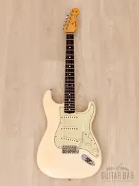 Электрогитара Fender American Vintage Hot Rod 1962 Stratocaster SSS Olympic White w/case USA 2007