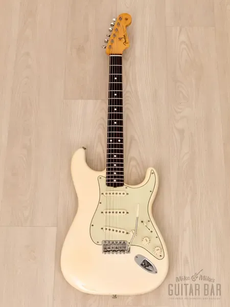 Электрогитара Fender American Vintage Hot Rod 1962 Stratocaster SSS Olympic White w/case USA 2007