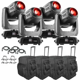 Прибор с полным движением Chauvet DJ Intimidator Hybrid 140SR с аксессуарами (4 штуки)