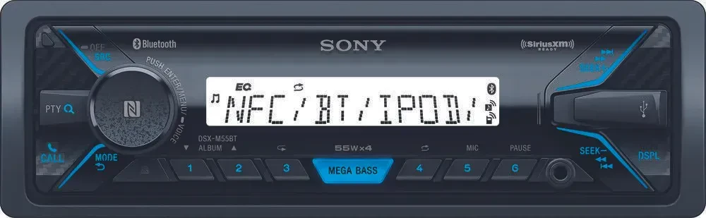 Автомагнитола для морского применения Sony DSX-M55BT Bluetooth