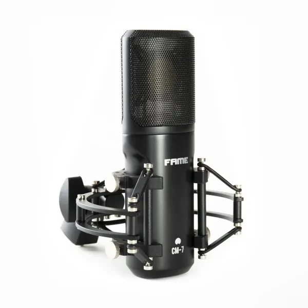 Audio Studio CM-7 Großmembran Kondensatormikrofon Schwarz 20-20k Hz 136dB SPL