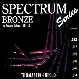 Струны для акустической гитары Thomastik SB113 Spectrum Bronze 13-57