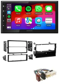 Автомагнитола для Nissan 350Z Roadster (2002–2005) Kenwood 2-DIN, DAB, Bluetooth, USB, MP3