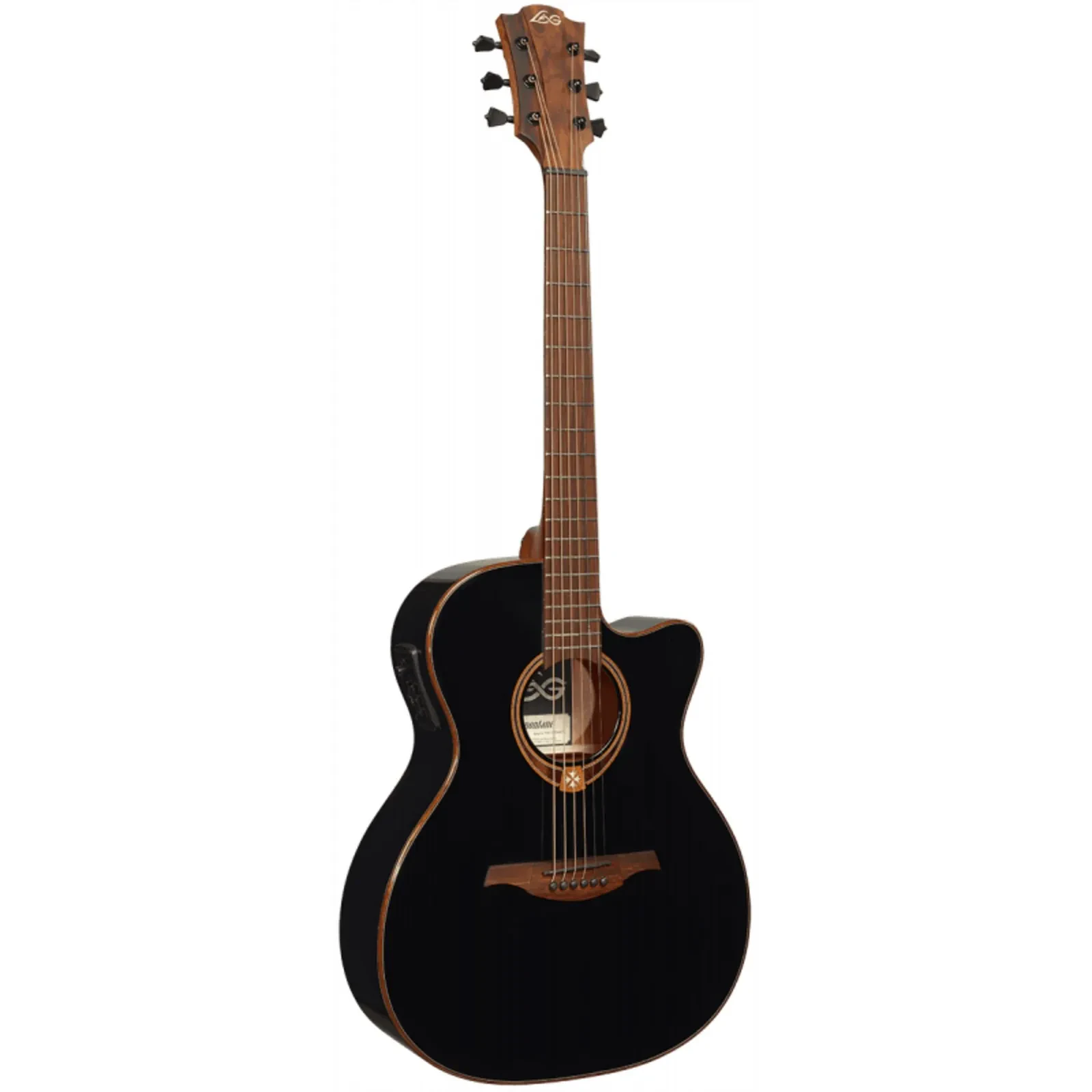LAG Guitars Special Editions T118ACE-BLK - Westerngitarre