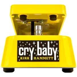 Педаль эффектов для электрогитары Dunlop KH95Y Kirk Hammett Signature Cry Baby Limited Edition Yellow Sparkle