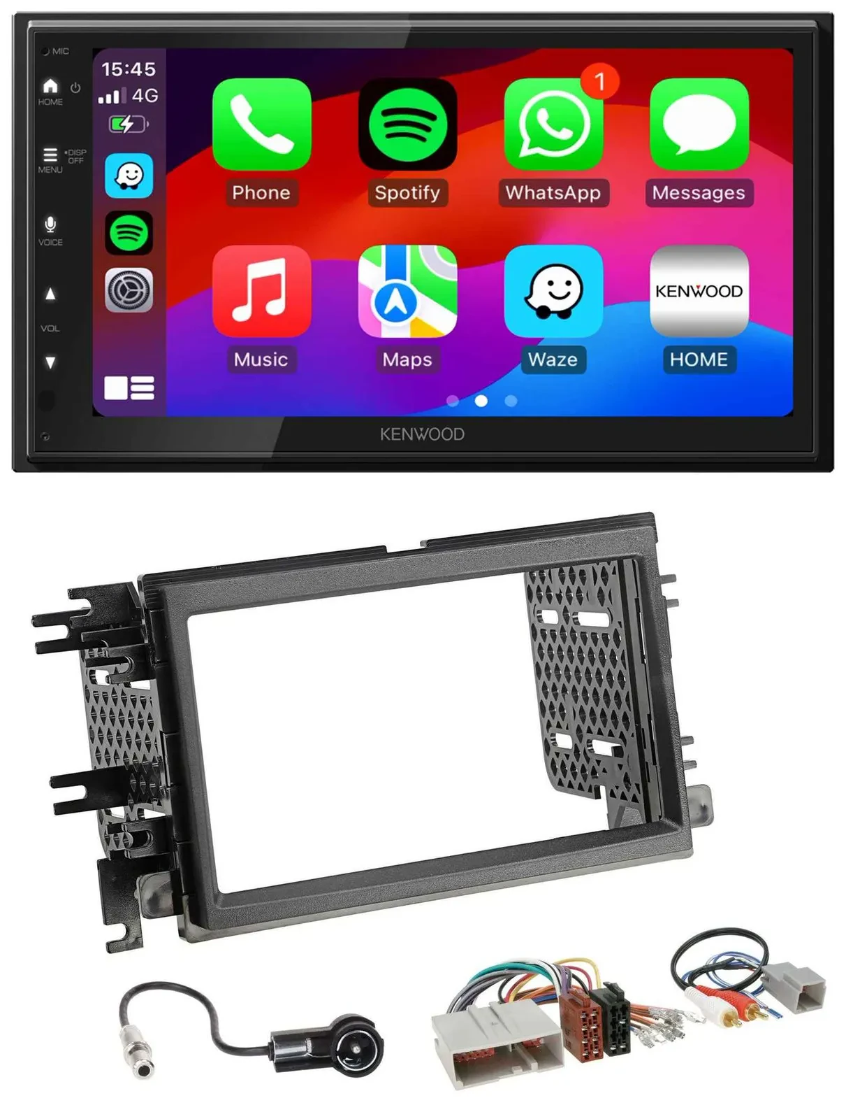 Kenwood MP3 USB DAB 2DIN Bluetooth Autoradio für Ford Mustang F 150 04-09