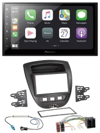 Pioneer MP3 Bluetooth DAB 2DIN USB Autoradio für Toyota Aygo Peugeot 107 Citroen