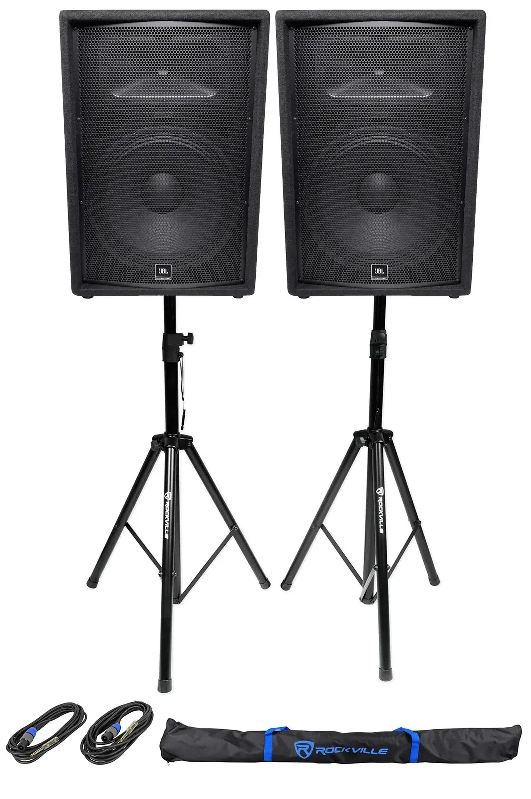 Пассивная акустическая система JBL Pro JRX215 Black с аксессуарами (пара)