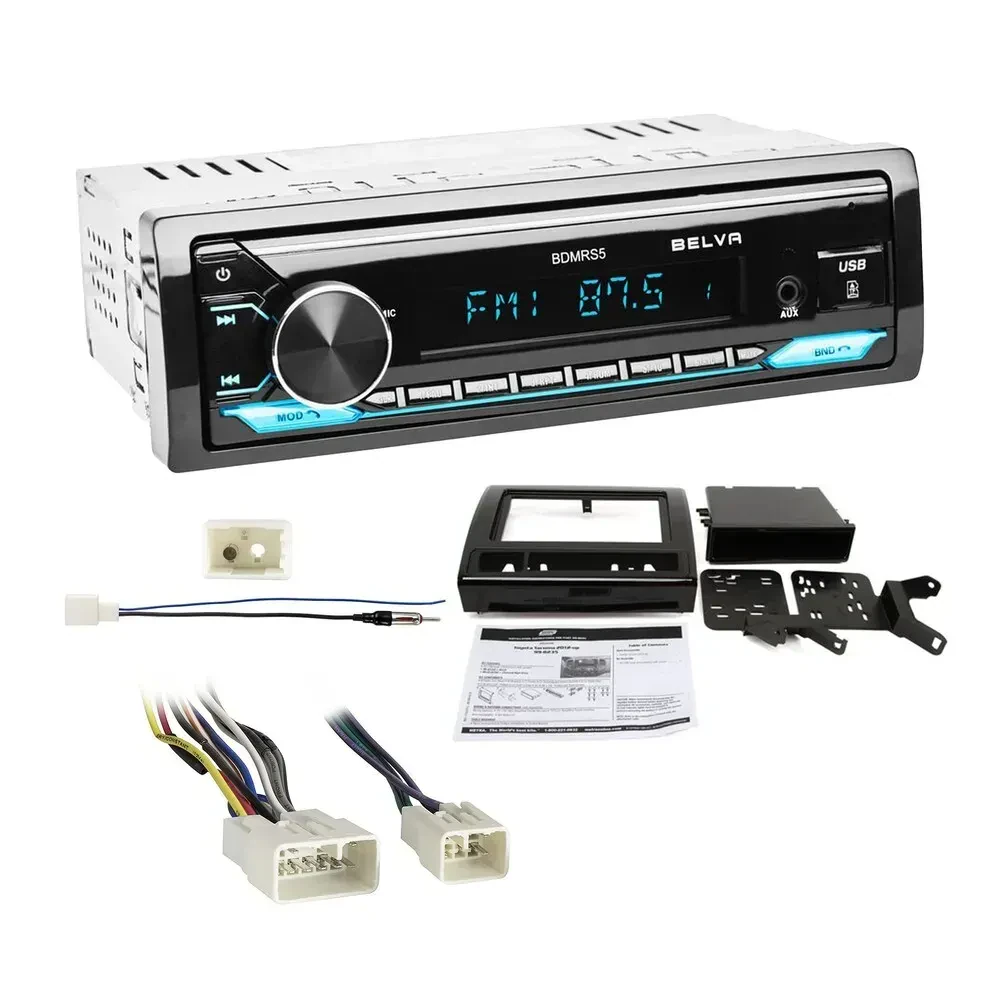 2012-2013 Toyota Tacoma Single DIN Radio Upgrade (Non-Amplified) | Belva