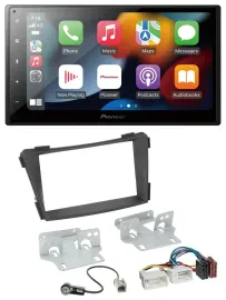 Pioneer DAB Bluetooth 2DIN USB MP3 Autoradio für Hyundai i40 VF ab 2011 schwarz