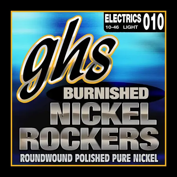 Струны для электрогитары GHS Strings BNR-L Burnished Nickel Rockers 10-46