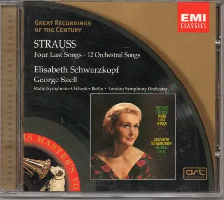 ELISABETH SCHWARZKOPF - J. Strauss: 12 Orchestral Songs (CD)
