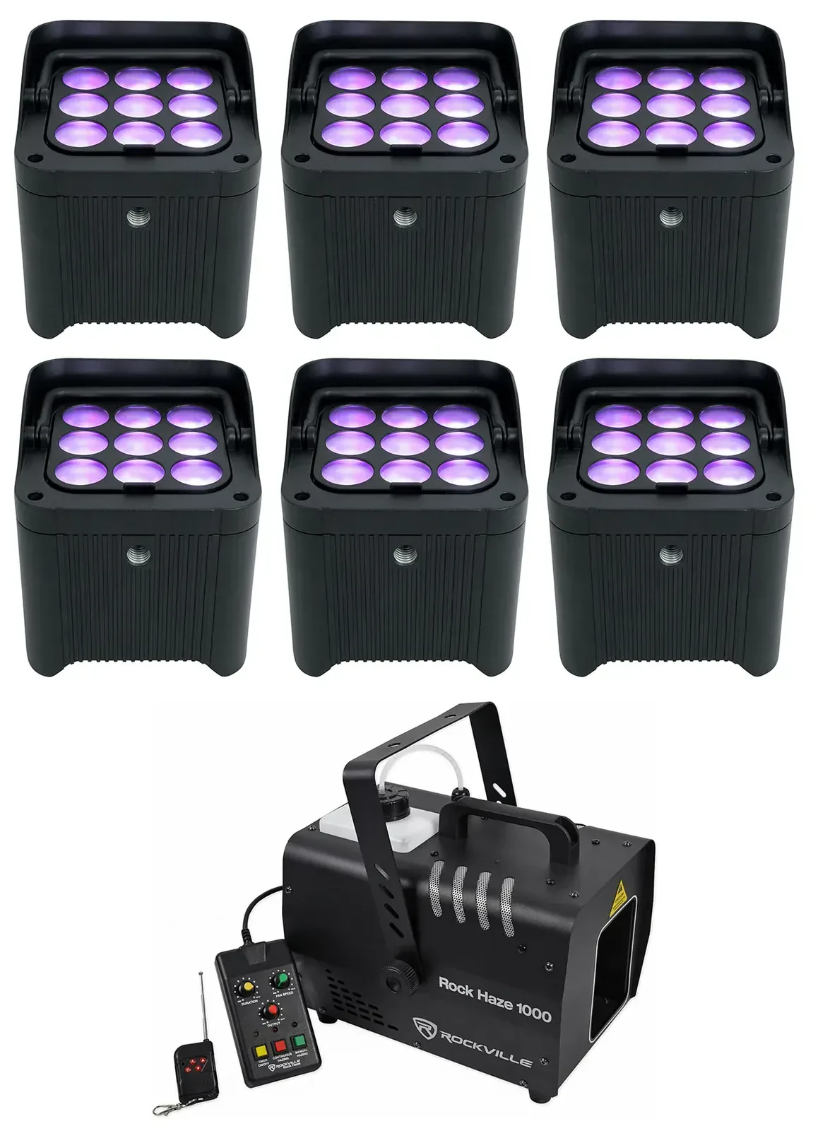 Комплект светового оборудования Chauvet DJ Freedom Par H9 IP+ROCKHAZE 1000 V2