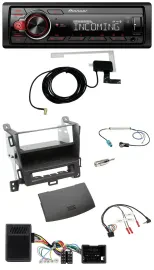Pioneer USB Lenkrad DAB Bluetooth Autoradio für Opel Tourer Zafira ab 2013 jet b