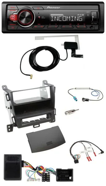 Pioneer USB Lenkrad DAB Bluetooth Autoradio für Opel Tourer Zafira ab 2013 jet b