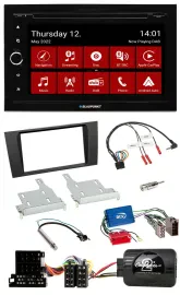 Blaupunkt Lenkrad DVD Bluetooth DAB 2DIN USB Autoradio für Audi A4 99-01 Aktivsy