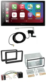 Pioneer USB Bluetooth DAB MP3 2DIN Autoradio für Alfa Romeo 159 Spider Brera ab