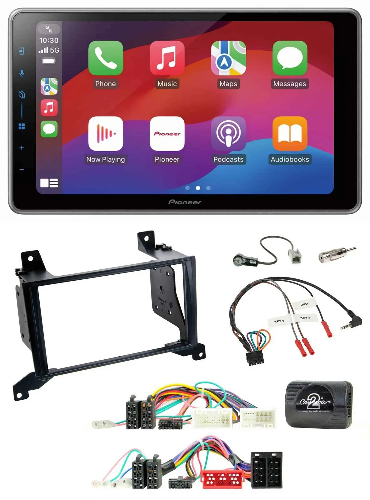 Pioneer Lenkrad USB DAB Bluetooth 2DIN Autoradio für Hyundai Santa Fe CM 2009-20