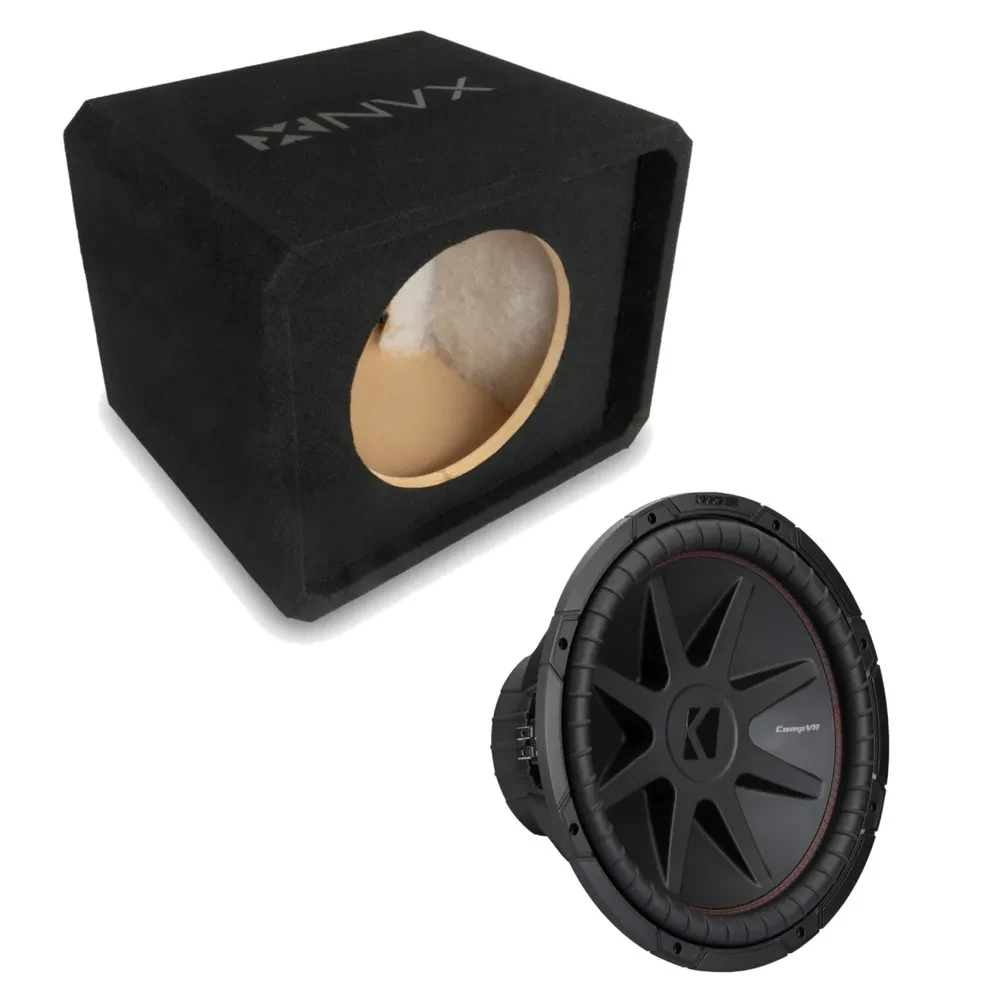 Сабвуфер NVX NE121P_52CVR122 12", фазоинверторный (slot ported), 3/4" MDF, с сабвуфером CompVR