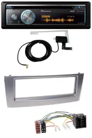 Pioneer Bluetooth DAB MP3 USB CD Autoradio für Fiat Punto Grande Punto ab 05 gra