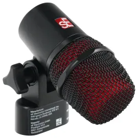 Se Electronics V BEAT Black Dynamic Drum Microphone Toms, Snare, Percussion Mic