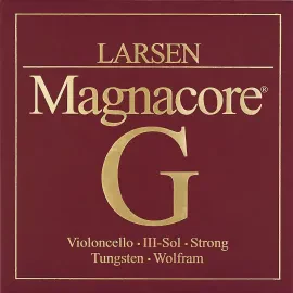 Larsen Strings Magnacore Cello G String 4/4 Size, Heavy Tungsten, Ball End