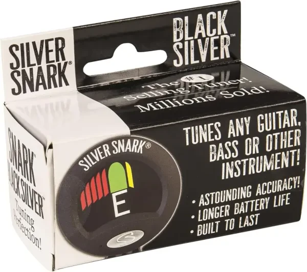 Snark 2 Clip-on All Instrument Tuner-Black/Silver NEW 2.0 Software Update