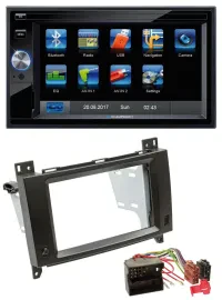 Blaupunkt SD Bluetooth 2DIN MP3 USB AUX Autoradio für Mercedes B- A-Klasse 04-12