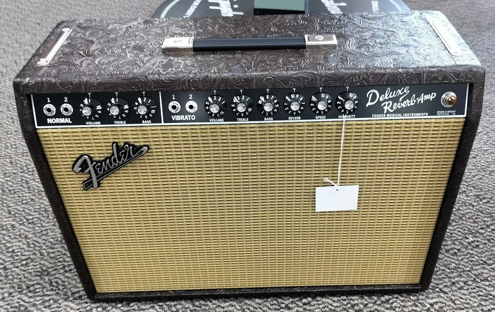 Fender '65 Deluxe Reverb Western CB 22 Watt Tube amp w/Celestion Creamback G12M