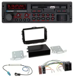 Blaupunkt SD MP3 USB Bluetooth DAB Autoradio für Alfa Giulietta ab 2013 ISO pian
