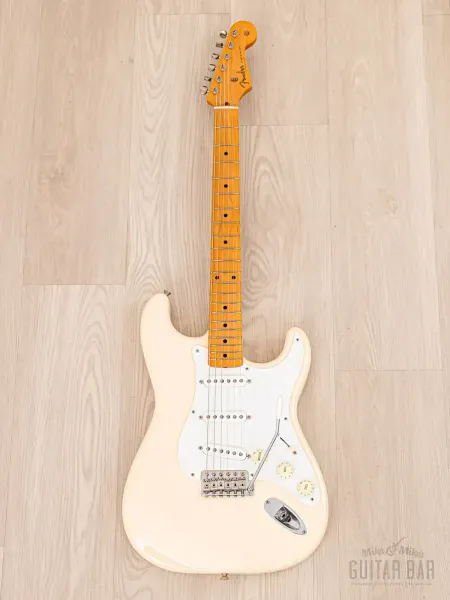 Электрогитара Fender Stratocaster 1957 Vintage Reissue ST57-TX SSS Olympic White w/gigbag Japan 2014