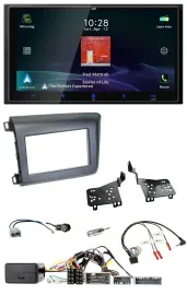 JVC USB Bluetooth 2DIN DAB Lenkrad Autoradio für Honda Civic US Modelle 2012-201