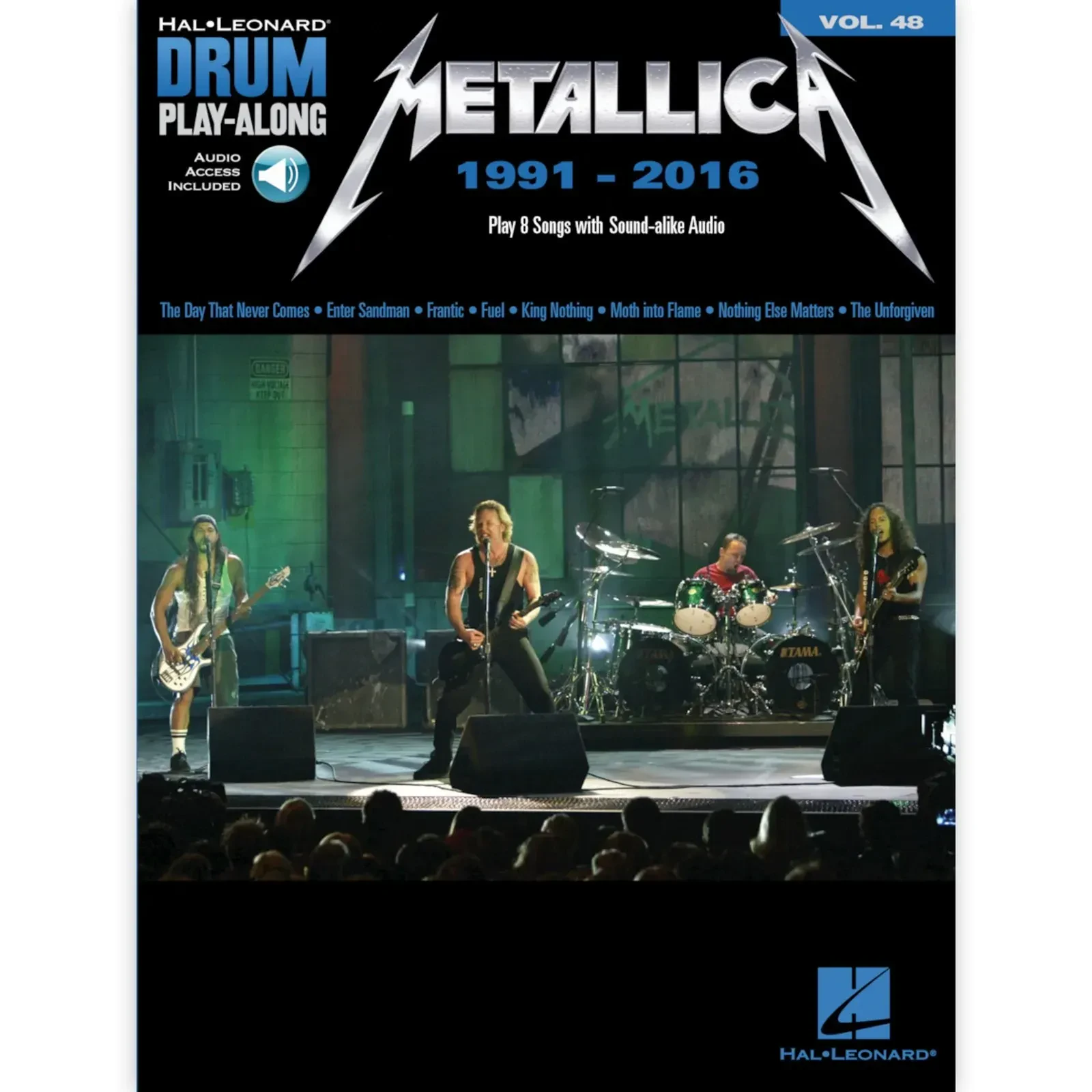 Сборник песен Hal Leonard Drum Play Along Volume 48: Metallica 1991-2016