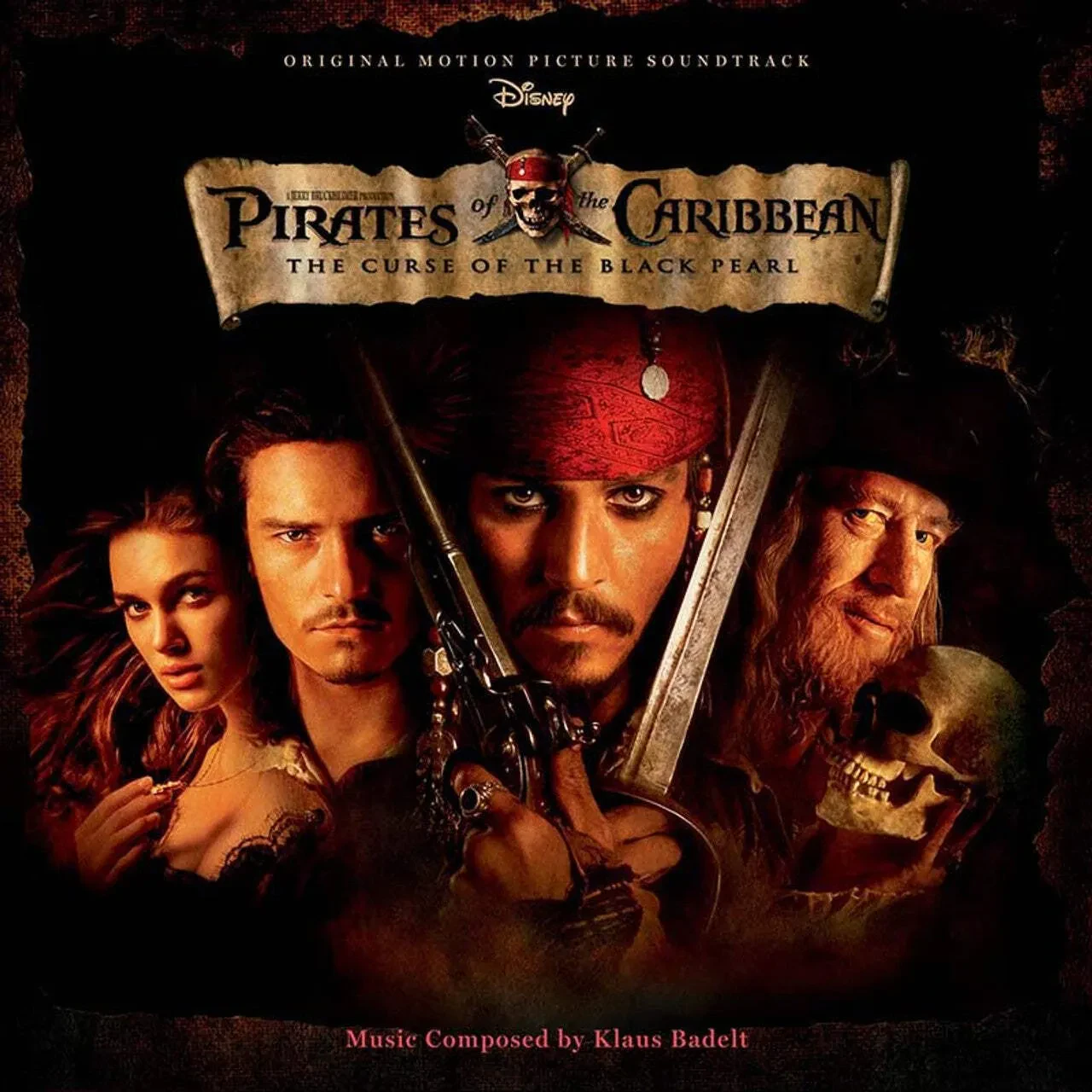 Виниловая пластинка Klaus Badelt – Pirates of the Caribbean: The Curse of the Black Pearl 2025 Black Ice
