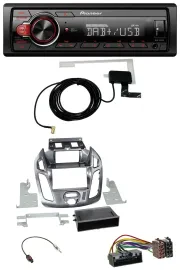 Автомагнитола для Ford Transit Connect (2012–2018) Pioneer 1 DIN, MP3, DAB, USB, AUX