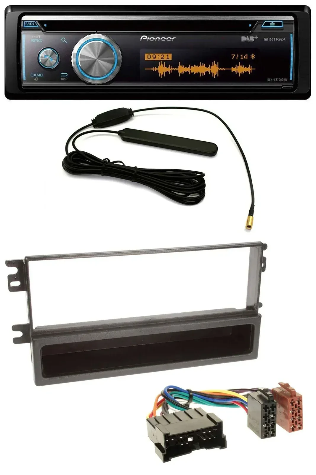 Автомагнитола для Kia Shuma 2, Sephia II, Mentor Pioneer CD/USB/Bluetooth/DAB/MP3