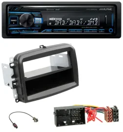 Alpine USB Bluetooth DAB MP3 Autoradio für Fiat 500 L (ab 2012)