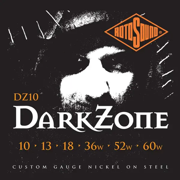 Струны для электрогитары Rotosound DZ10 Dark Zone Limited Edition 10-60