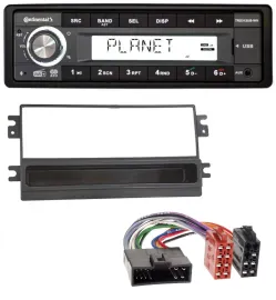 Continental USB 1DIN AUX DAB MP3 Autoradio für Kia Clarus Carens FL Carnival Spo