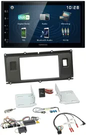 Kenwood 2DIN Bluetooth Lenkrad USB DAB Autoradio für Land Rover Evoque ab 2014