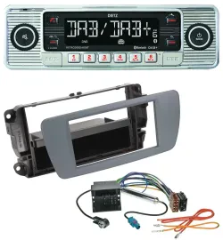 Dietz Bluetooth MP3 DAB USB Autoradio für Seat Ibiza (ab 08) conemaragrau