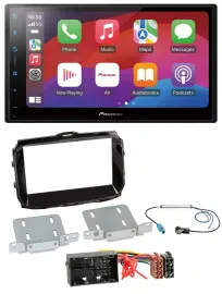 Pioneer DAB USB MP3 Bluetooth 2DIN Autoradio für Alfa Giulietta ab 13 940 Faceli