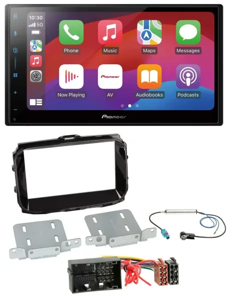 Pioneer DAB USB MP3 Bluetooth 2DIN Autoradio für Alfa Giulietta ab 13 940 Faceli
