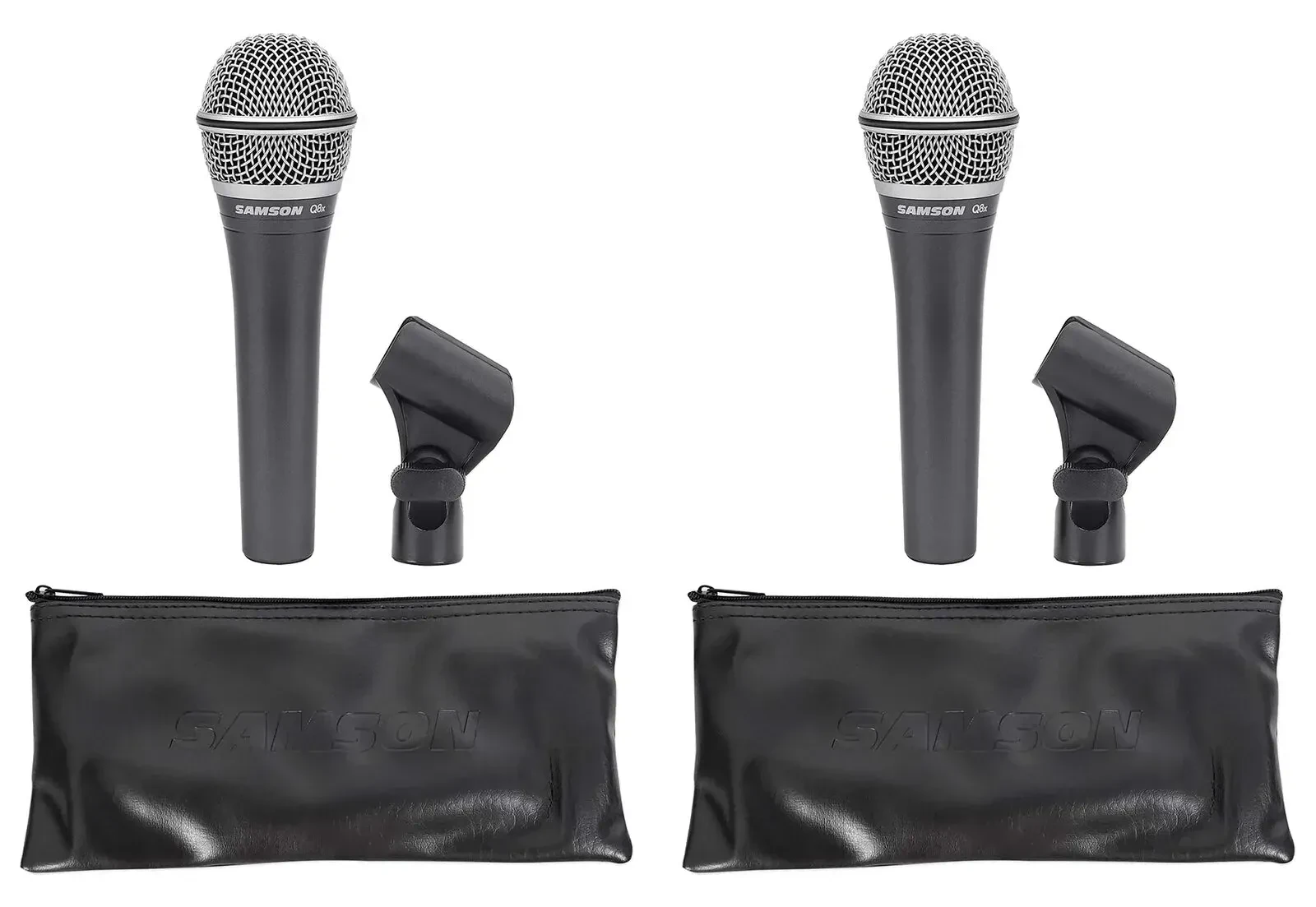 Микрофон проводной Samson SAQ8X Black (пара)