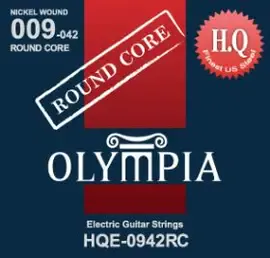 Струны для электрогитары Olympia HQE0942RC Round Core 9-42