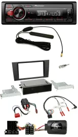 Pioneer MP3 DAB 1DIN Lenkrad USB Autoradio für Audi A4 B5 1999-2001 BOSE Vollakt
