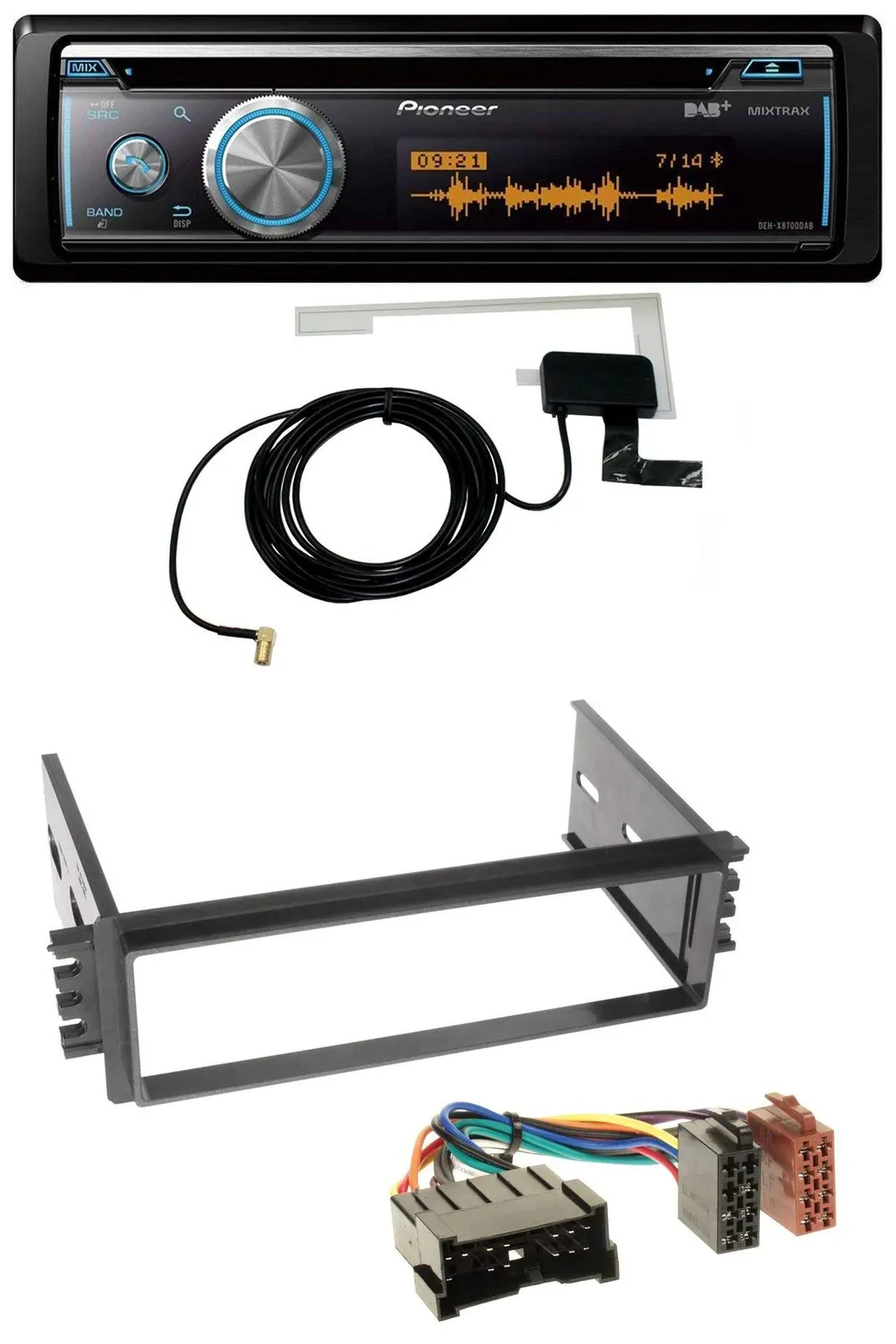 Автомагнитола Pioneer Bluetooth DAB MP3 USB CD для Hyundai Accent (2002–2005)