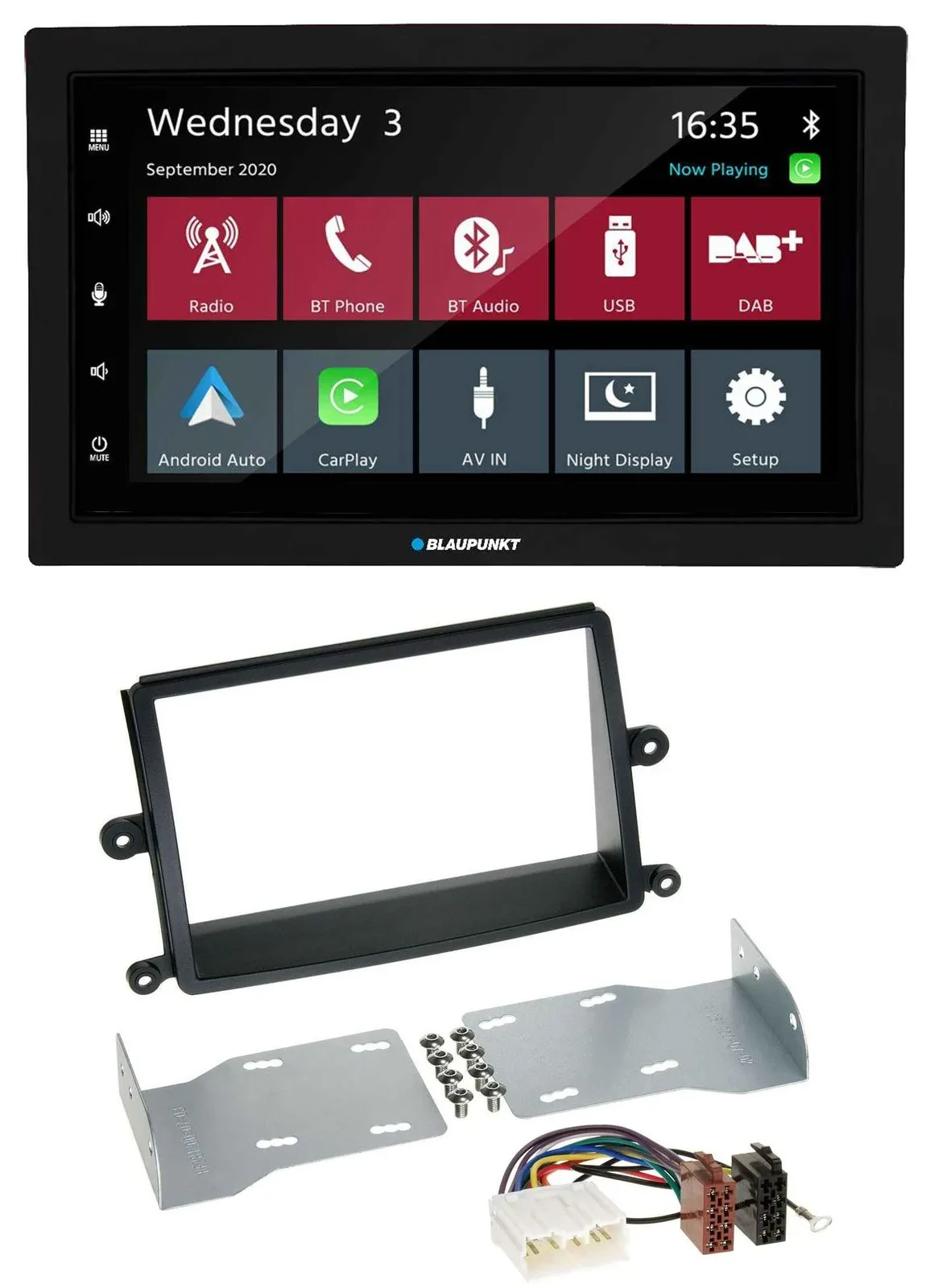 Blaupunkt DAB Bluetooth USB MP3 2DIN Autoradio für Mitsubishi L200 (06-15)